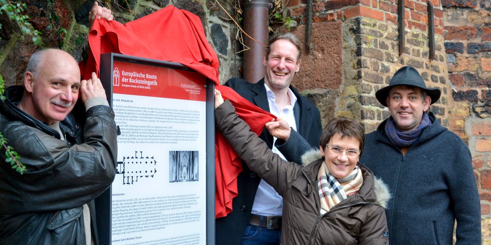 New information boards unveiled at 5 cultural monuments in Flensburg
