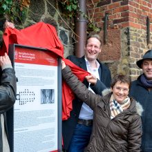 New information boards unveiled at 5 cultural monuments in Flensburg