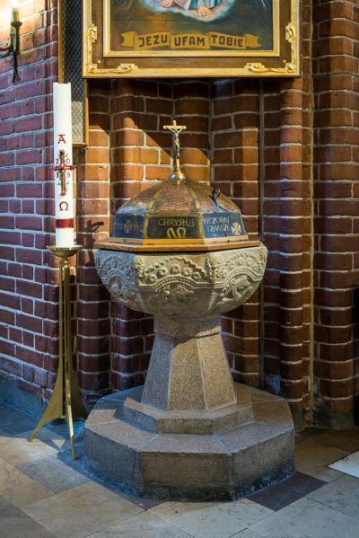 St. Nicholas' Church, Baptismal font, Grudziądz