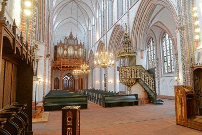 St.-Petri-Kirche, Blick auf die Orgel, Buxtehude