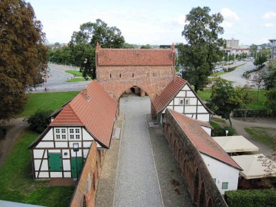 Friedländer Tor, Vortor, Stadtseite, Neubrandenburg