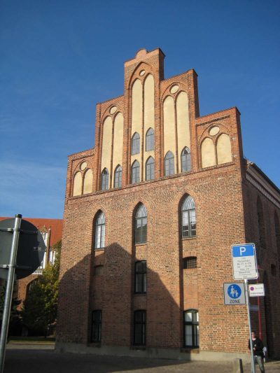 Rathaus, Giebel zur Waagestr., Parchim