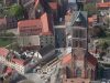 Turm der Marienkirche, Luftbild, Wismar