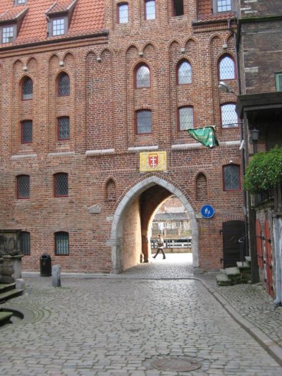 Krantor, Stadtseite, Tor, Gdańsk