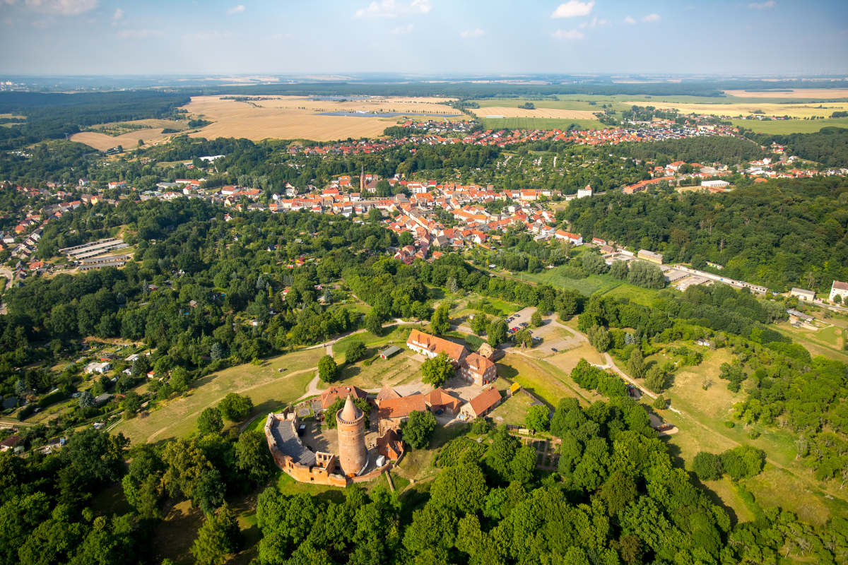 Höhenburg und Stadt Burg Stargard