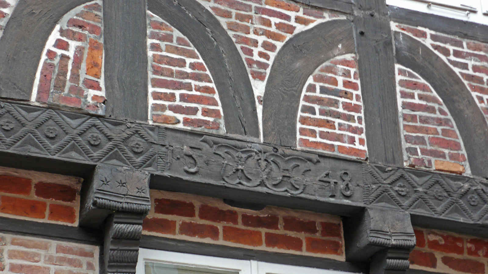 Bürgerhaus, Hofseite, Detail, Buxtehude